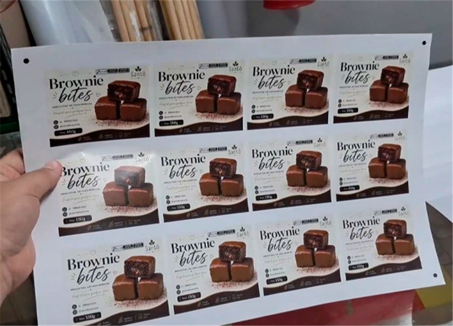 Adesivos personalizados Kromos — Brownie Bites
