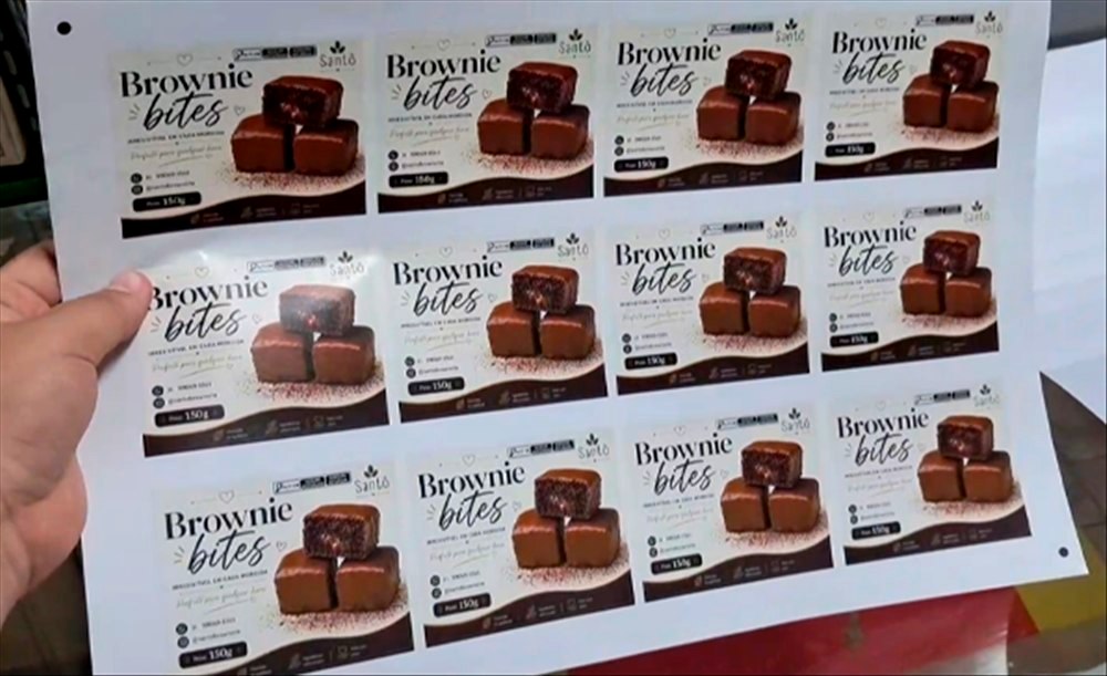 Adesivos personalizados Kromos — Brownie Bites