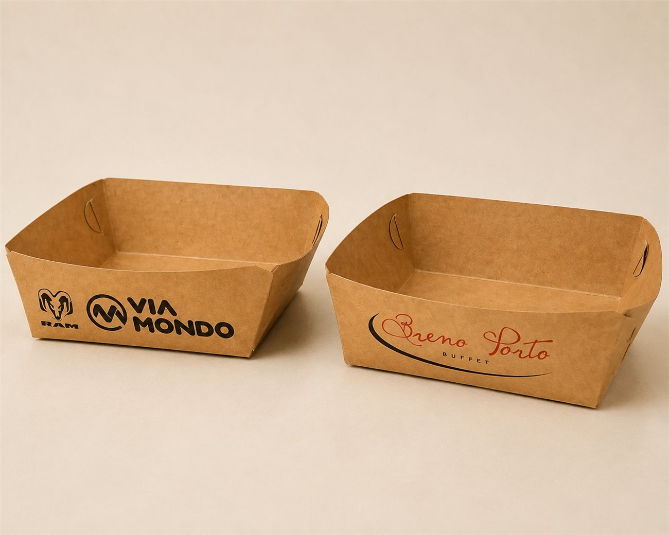Embalagem personalizada — Via Mondo e Breno Porto Buffet