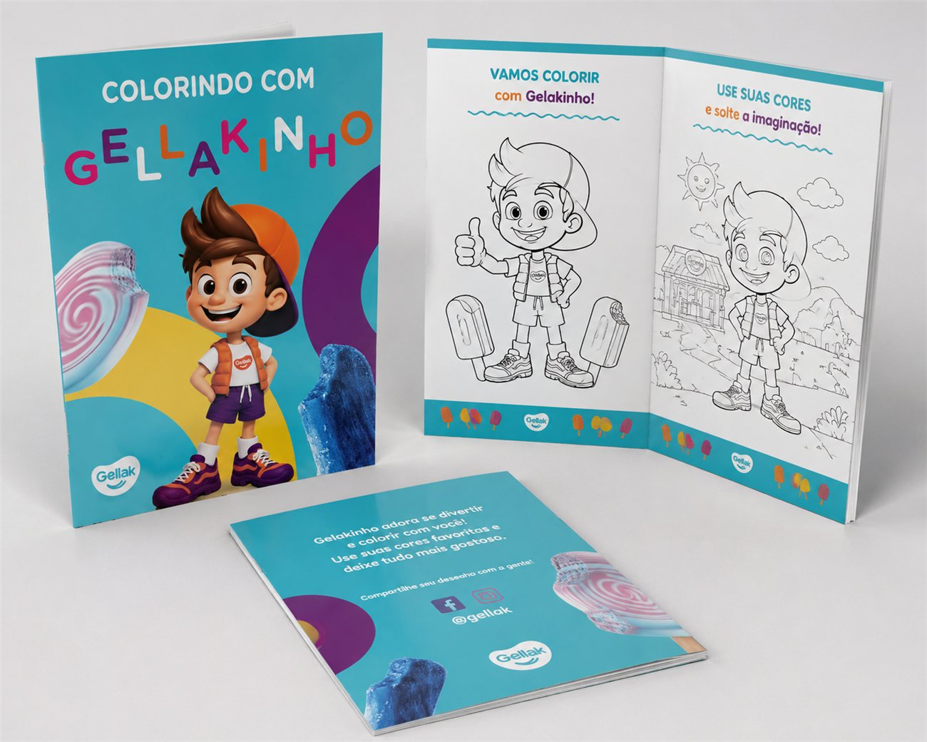 Revista personalizada — Colorindo com Gellakinho