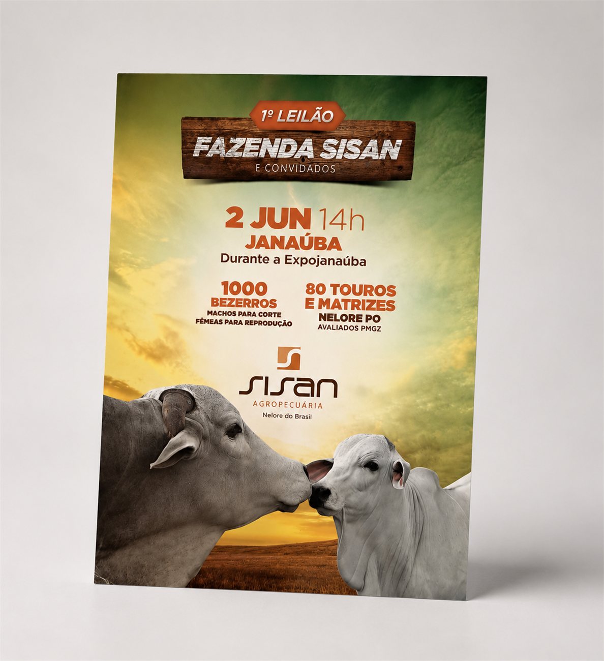 Folder personalizado — Fazenda Sisan