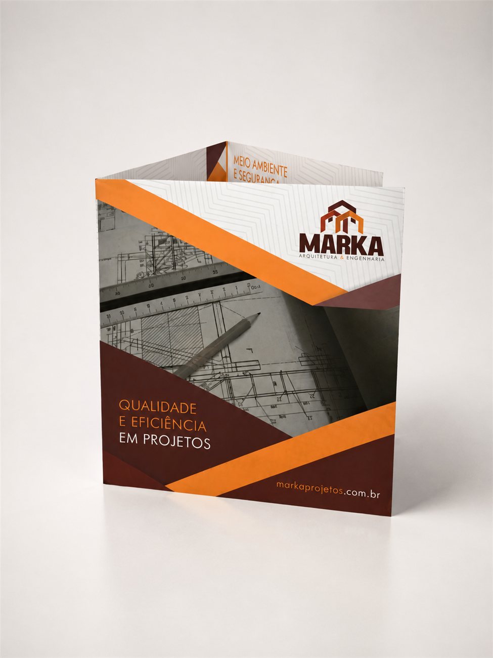 Folder personalizado — Marka Arquitetura e Engenharia